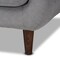 Baxton Studio Allister Mid-Century Light Grey Upholstered Sofa 158-9749 - alternate 9